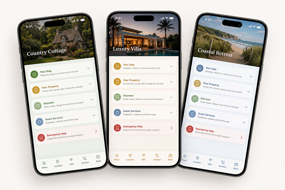 Hostyguides beautiful preset themes for digital guidebooks