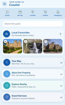 Coastal guest guidebook