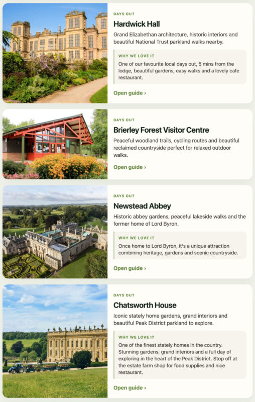 Days out guest guidebook recommendations