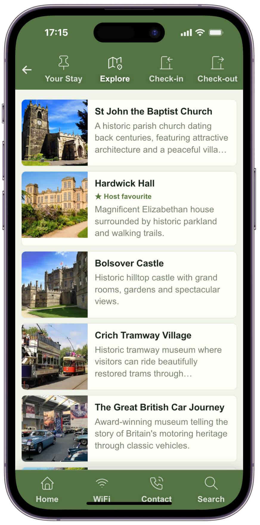 Hazel tree lodge digital guidebook case study