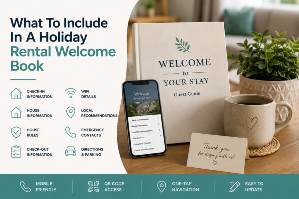 What to include in a holiday rental welcome book