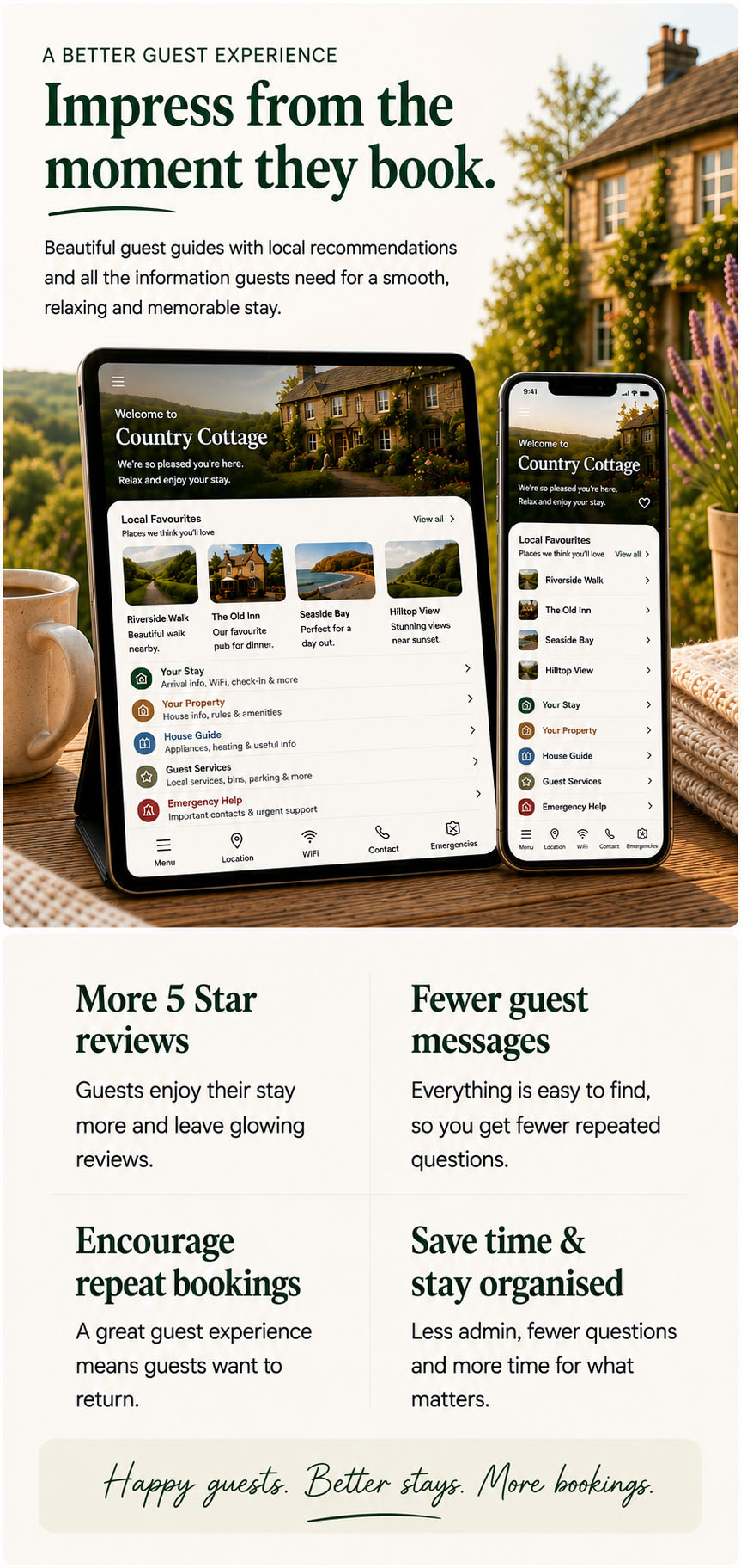 Hostyguides creates impressive guest guidebooks for guests