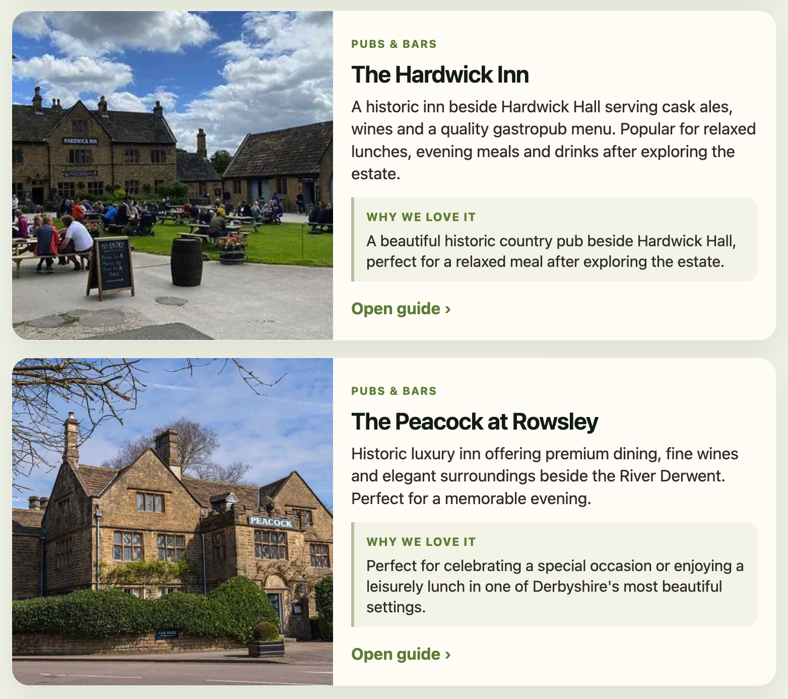 Hostyguides gives local recommendations to guests