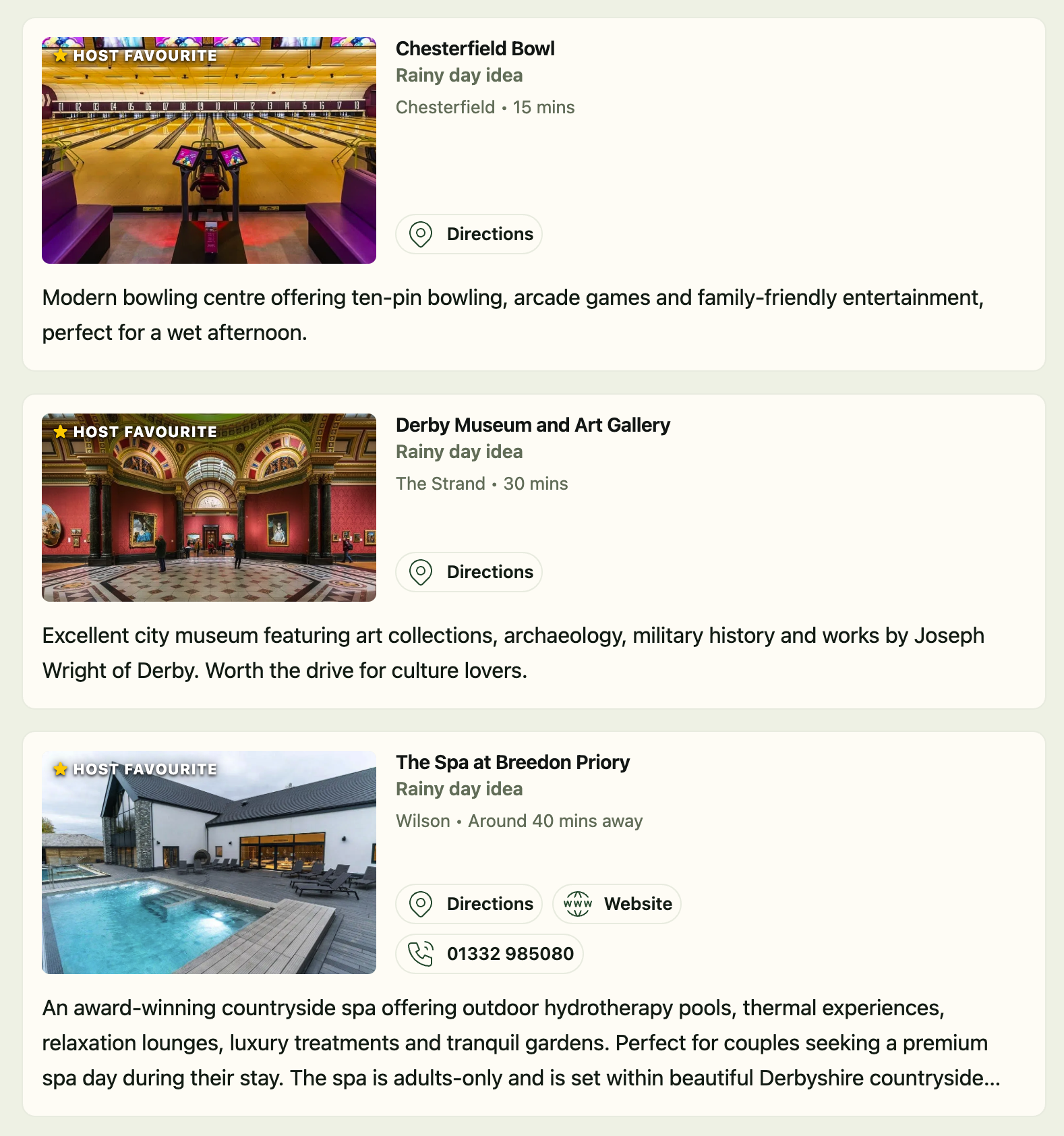 Local recommendations with Hostyguides guidebooks