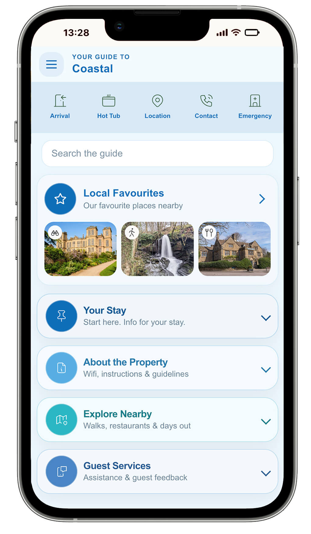 Airbnb digital guest guide example