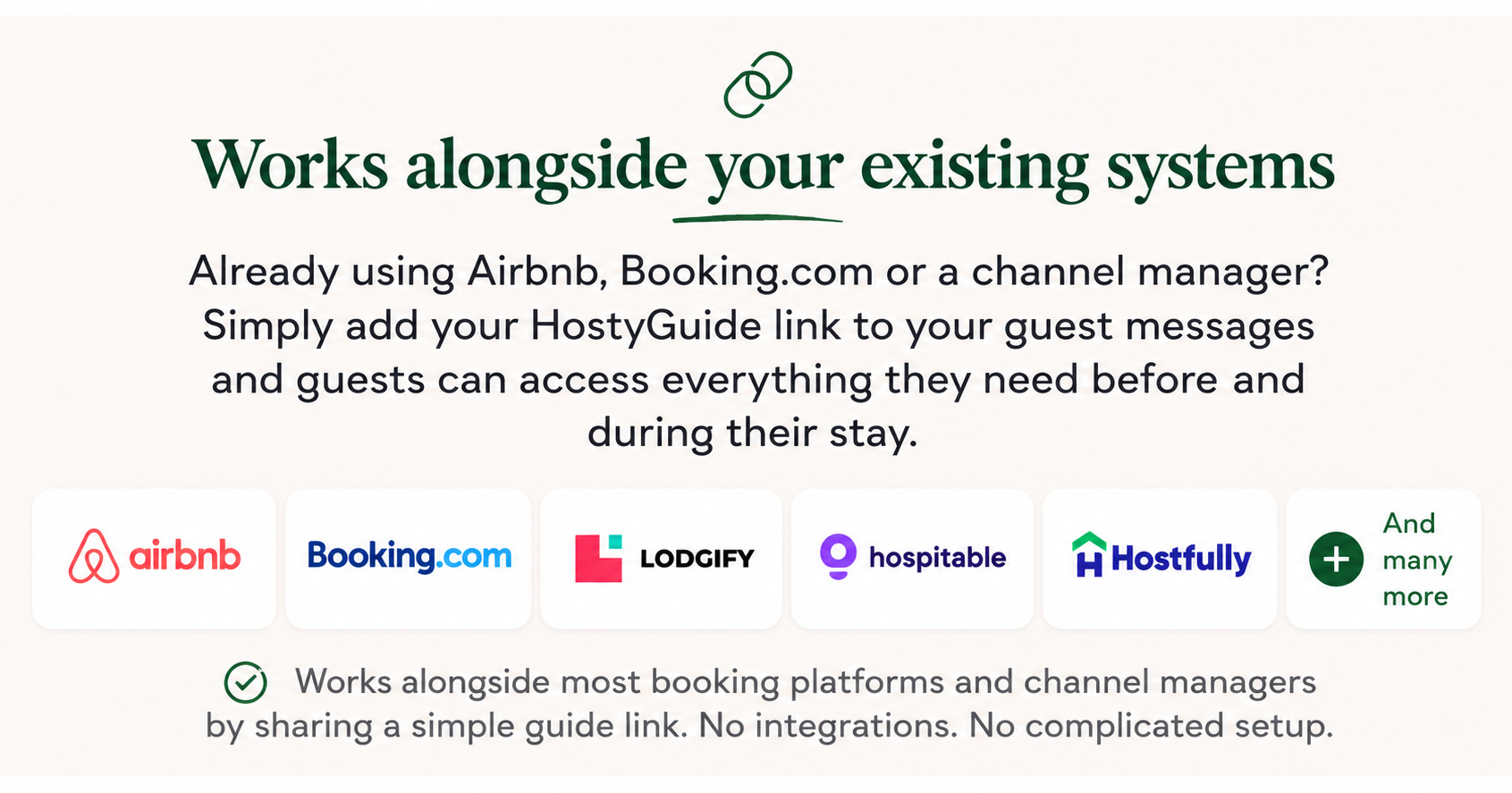 hostyguides guest guidebooks works with airbnb and other booking platforms
