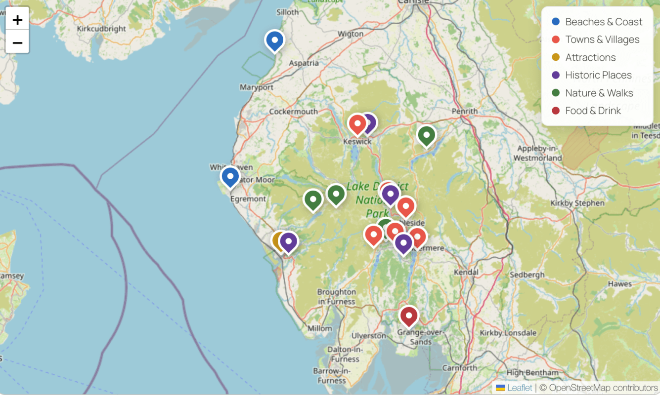 Guidebook Maps for Holiday REntals