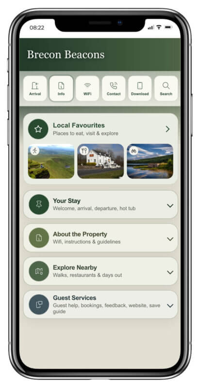 Brecon Beacons Digital Guidebook For Holiday Properties and Airbnb