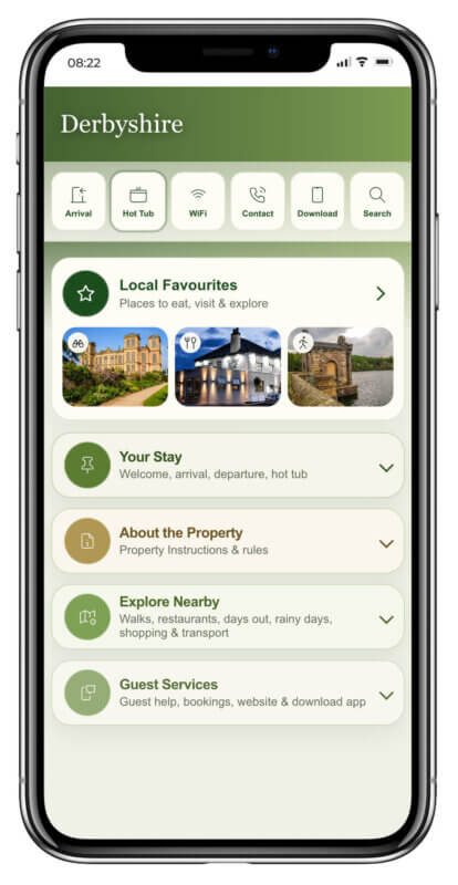 Derbyshire Digital Guidebook for Holiday Lets