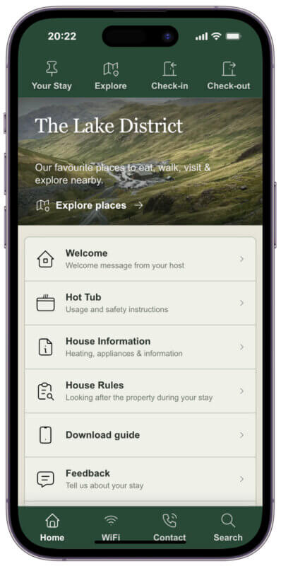 The lake district guest guidebook