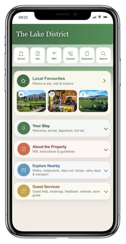 The Lake District Digital Guidebook for Holiday Rentals