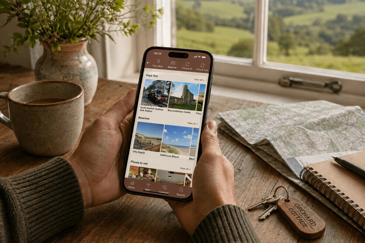 Ultimate digital guidebook with local recommendations for holiday rentals