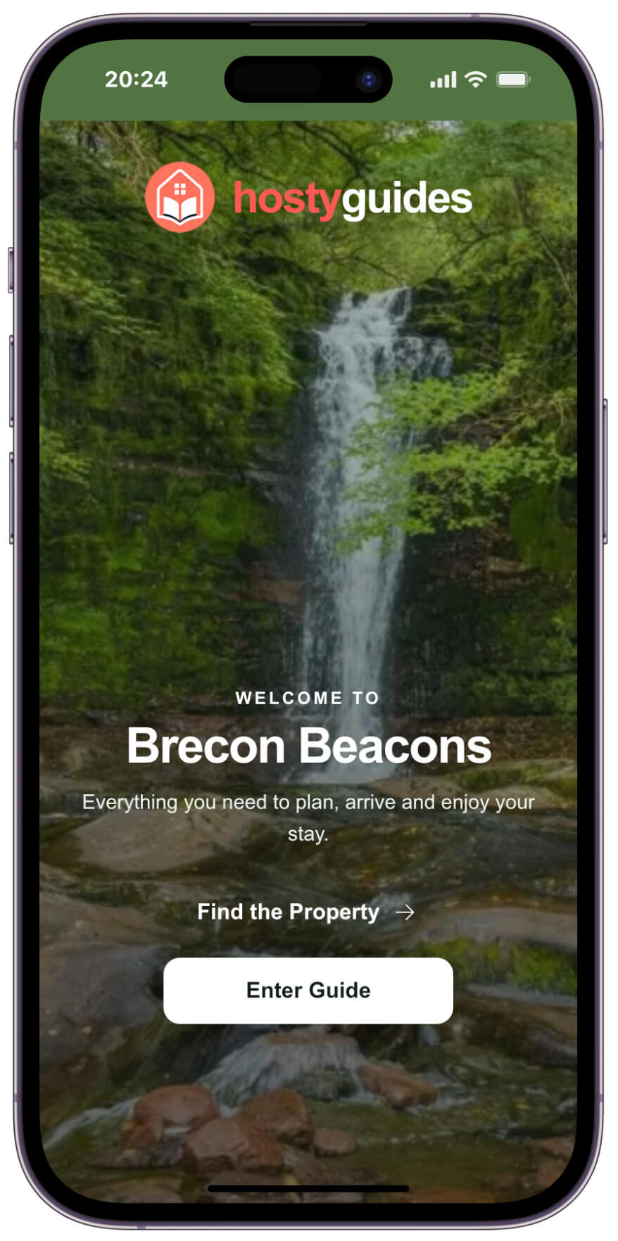 Brecon Beacons digital guest guidebook