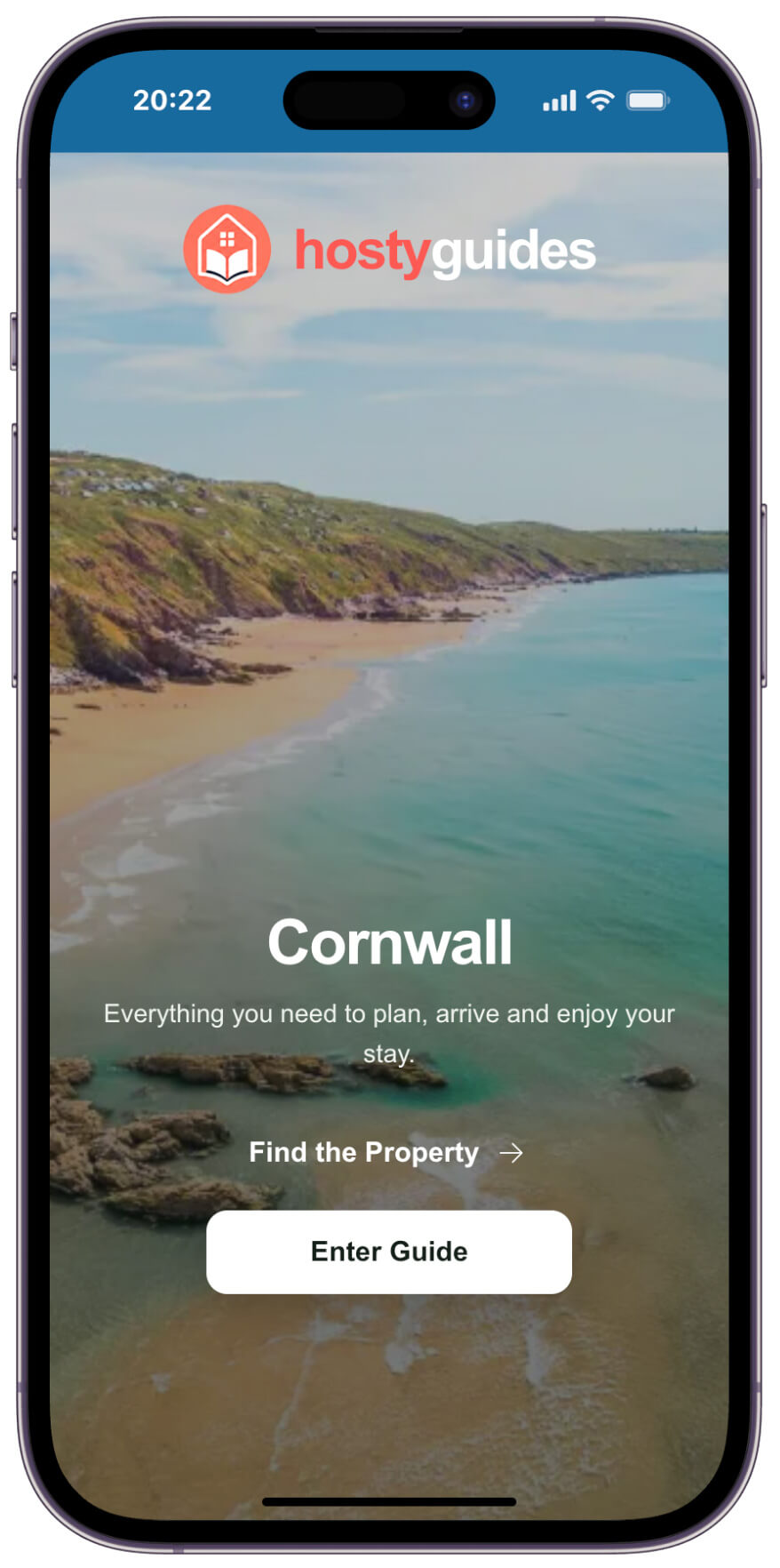 Cornwall digital guidebook for holiday homes
