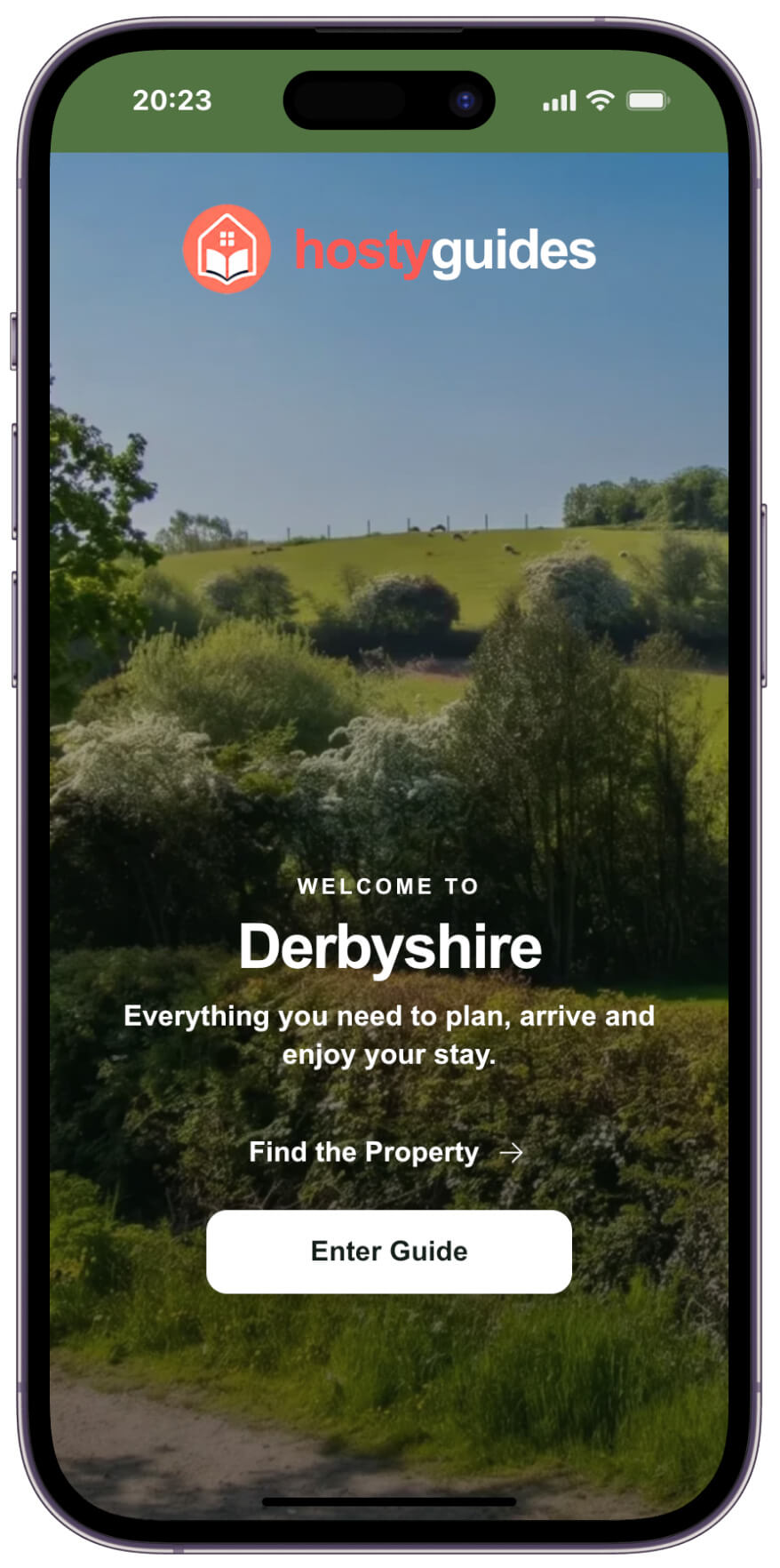 Derbyshire digital guest guidebook