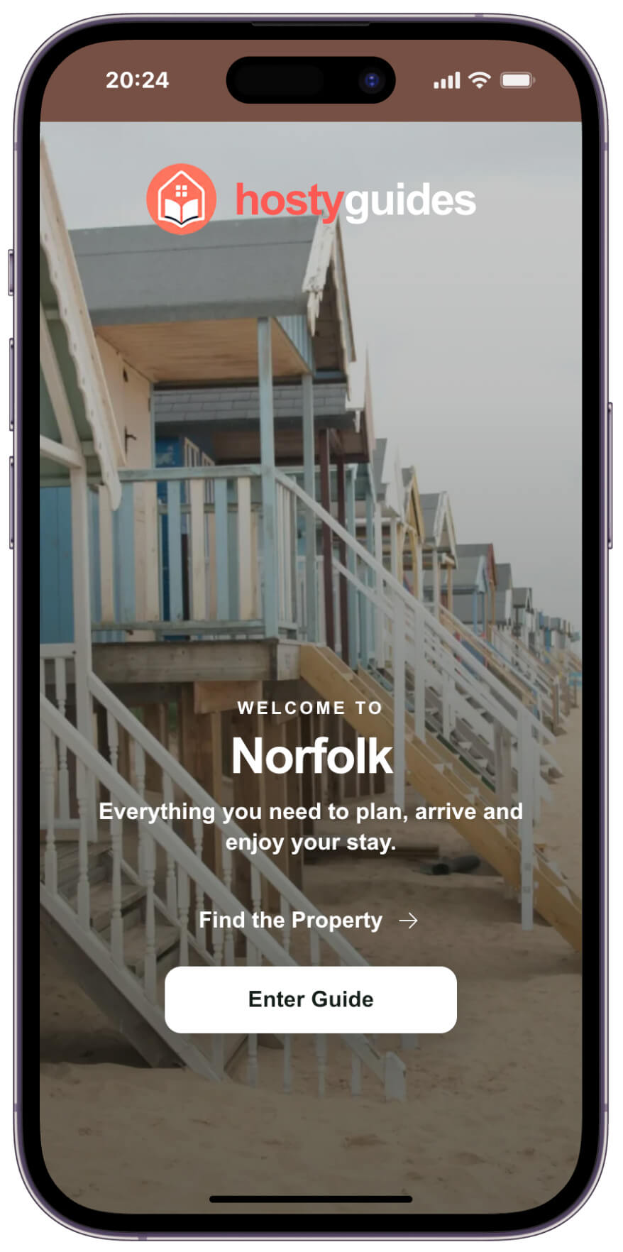 Norfolk digital guest guidebook for holiday rentals