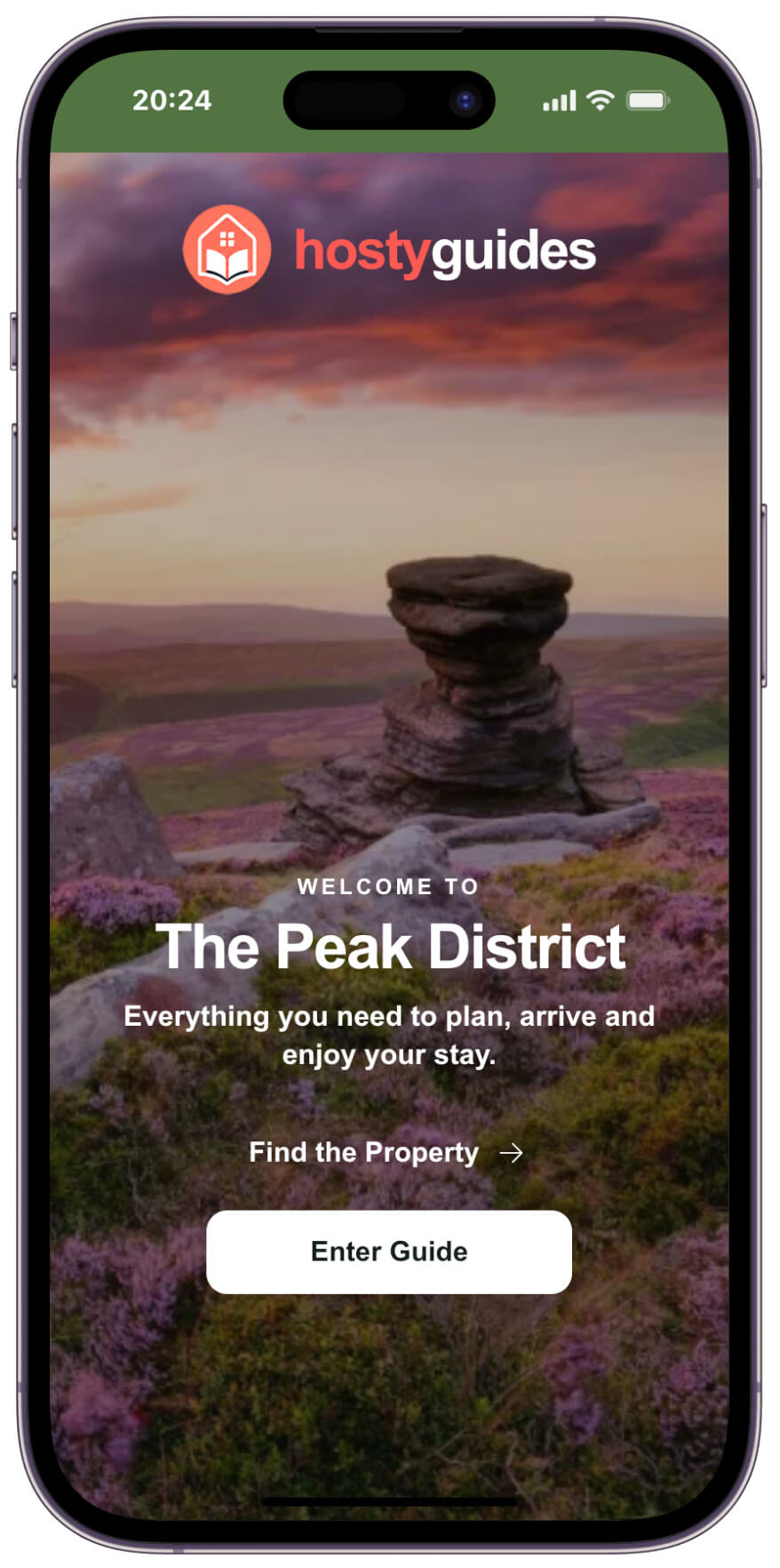 The peak district digital guidebook for holiday cottages
